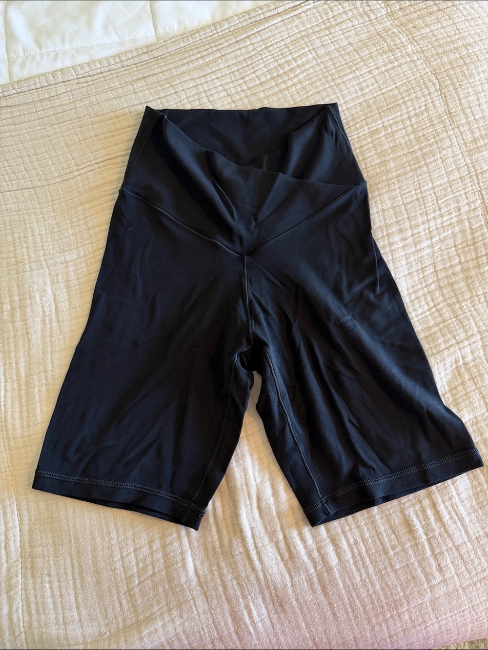 aerie offline Black High-Rise V-Waist Bike Shorts